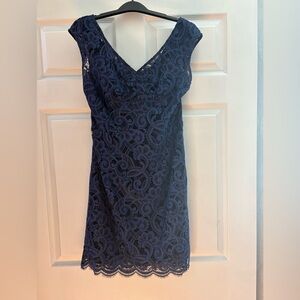 Lilly Pulitzer Sapphire Blue Lace Dress